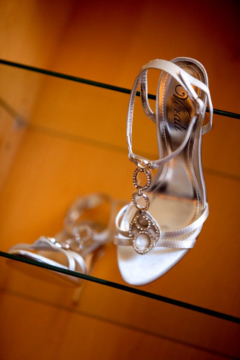 jeweled bridal shoes